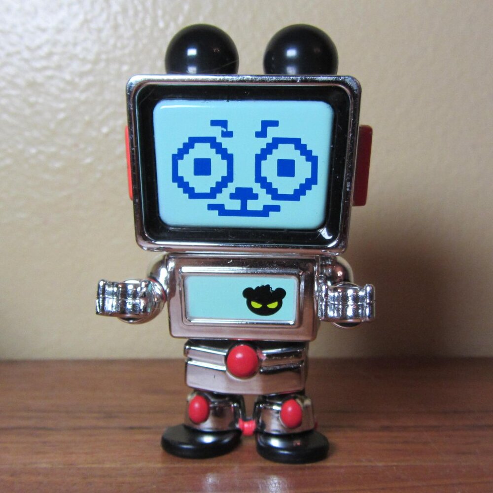 3 for $40 - ryan's world mini figure robot computer face combo panda (W5364)